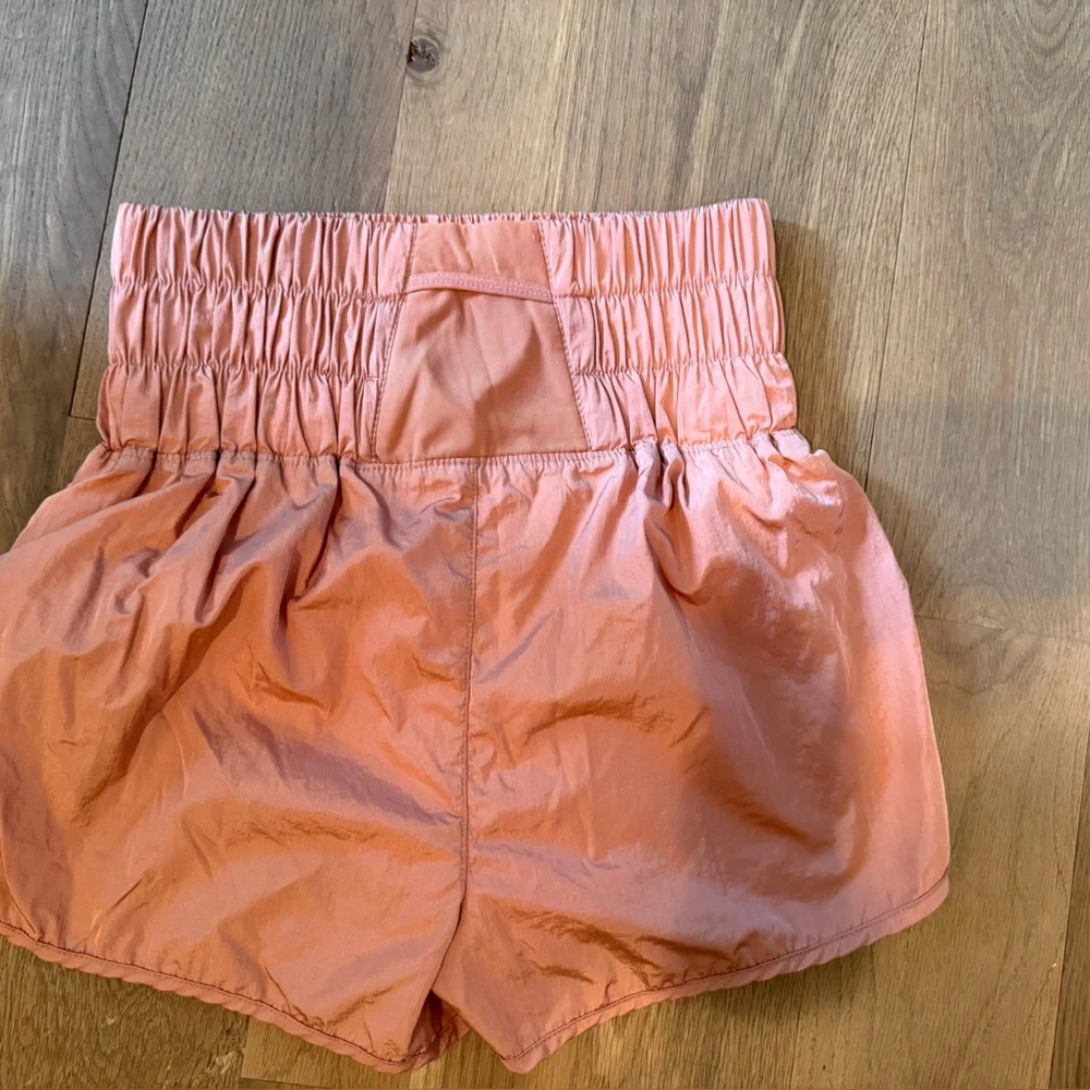 Free People Movement Women's Peach Shorts, medium - Picture 4 of 4